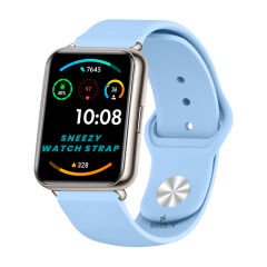 Huawei Watch Fit - Fit New Uyumlu PureLux Soft Silikon Kordon