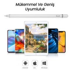 iPad Pro 11 3.4.5.Nesil 10.9 İnç Uyumlu Dokunmatik Tablet Kalemi Çizim ve Tasarım Staylus Pencil