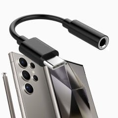 Samsung Galaxy Cep Telefonu Uyumlu TYPE-C Kulaklık Çevirici Dönüştürücü Aparatı Aux Dönüştürücüsü