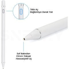 Samsung Tab A9 X110 8.7 İnç Uyumlu Dokunmatik Tablet Kalemi Çizim ve Tasarım Staylus Pencil