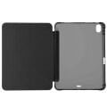 Apple iPad Air 11'' M3 2025/M2 2024 Uyumlu Üçgen Katlanabilir Kalem Şarj Bölmeli Standlı Kılıf Siyah