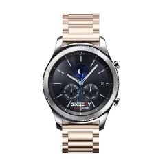 Huawei Watch GT2 Elite-Sport-Classic 46mm-GT2 Pro 22mm Uyumlu Ironweft Döküm Çelik Metal Kordon Starlight
