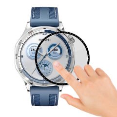 Sneezy Huawei GT5 46mm İle Uyumlu Polymer Temperli Nano 0.5 mm Watch Ekran Koruyucu