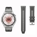 Sneezy Huawei Watch GT6 46mm İle Uyumlu Spor Silikon Metal Tokalı Soft Saat Kordonu Koyu Gri
