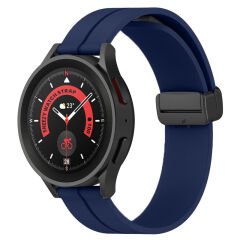 Samsung Galaxy Watch 4 40-42-44-46mm Uyumlu 20mm Coastal Manyetik Tokalı Silikon Kordon