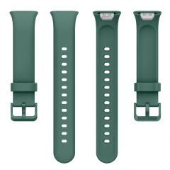 Mi Band 7 Pro İle Uyumlu Yumuşak Soft Silikon Tokalı Kordon Haki