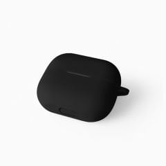 Sneezy Galaxy Buds 3 Pro ve Galaxy Buds 3 Uyumlu Kopçalı Kapaklı Silikon Koruma Kılıfı Siyah