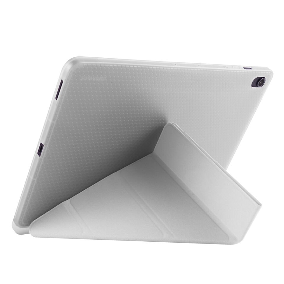 Samsung Galaxy Tab S11 Ultra X930 14.6 İnç Katlanabilir Kalemlikli Standlı Akıllı Kılıf Gri