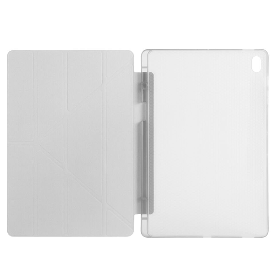 Samsung Galaxy Tab S11 Ultra X930 14.6 İnç Katlanabilir Kalemlikli Standlı Akıllı Kılıf Gri
