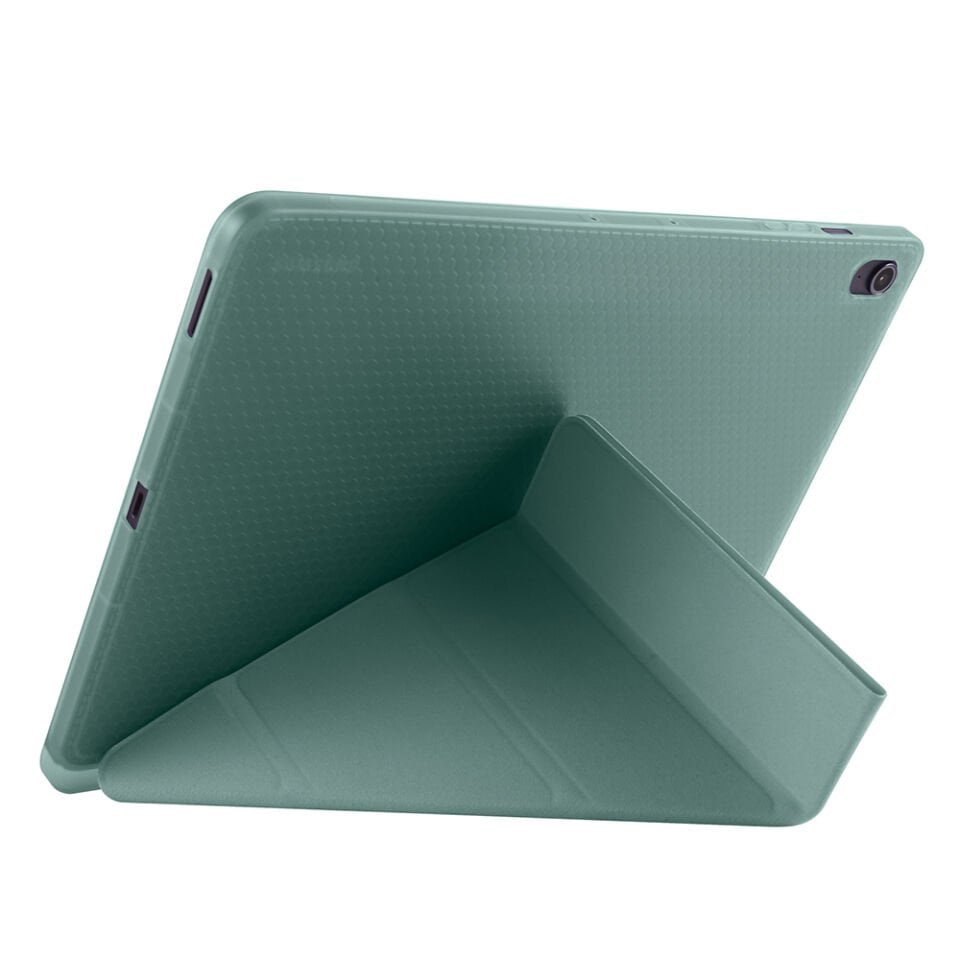 Samsung Galaxy Tab S11 Ultra X930 14.6 İnç Katlanabilir Kalemlikli Standlı Akıllı Kılıf Haki