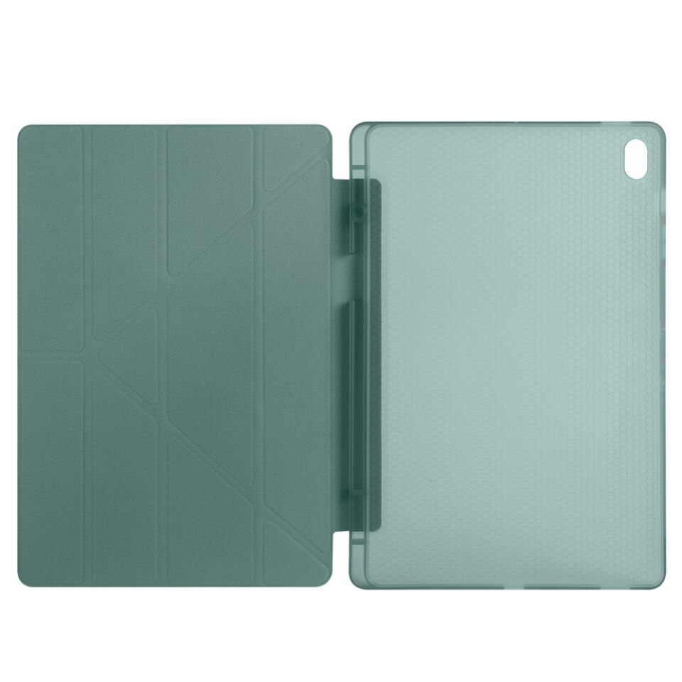 Samsung Galaxy Tab S11 Ultra X930 14.6 İnç Katlanabilir Kalemlikli Standlı Akıllı Kılıf Haki