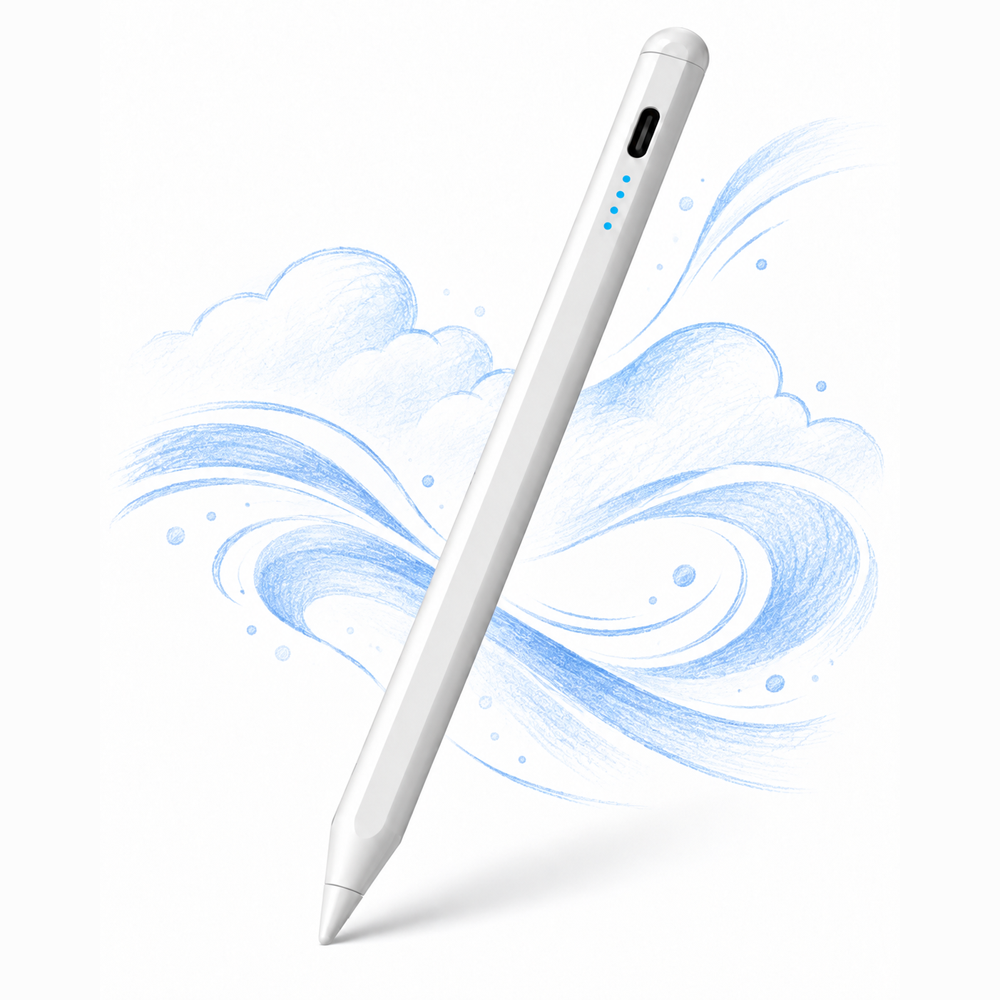 Samsung Galaxy A9 X110 Uyumlu Type-C Şarjlı Aktif Stylus Dokunmatik Ekran Kalemi Not & Çizim