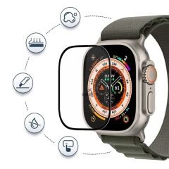Apple Watch 8 49mm Uyumlu Polymer Nano 0.5 mm Watch Ekran Koruyucu