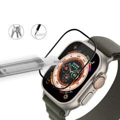 Apple Watch 8 49mm Uyumlu Polymer Nano 0.5 mm Watch Ekran Koruyucu