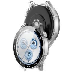 Huawei Watch GT5 46mm Kasa Uyumlu Kılıf Sert PC Kasa ve Ekran Koruyucu Kılıf Siyah