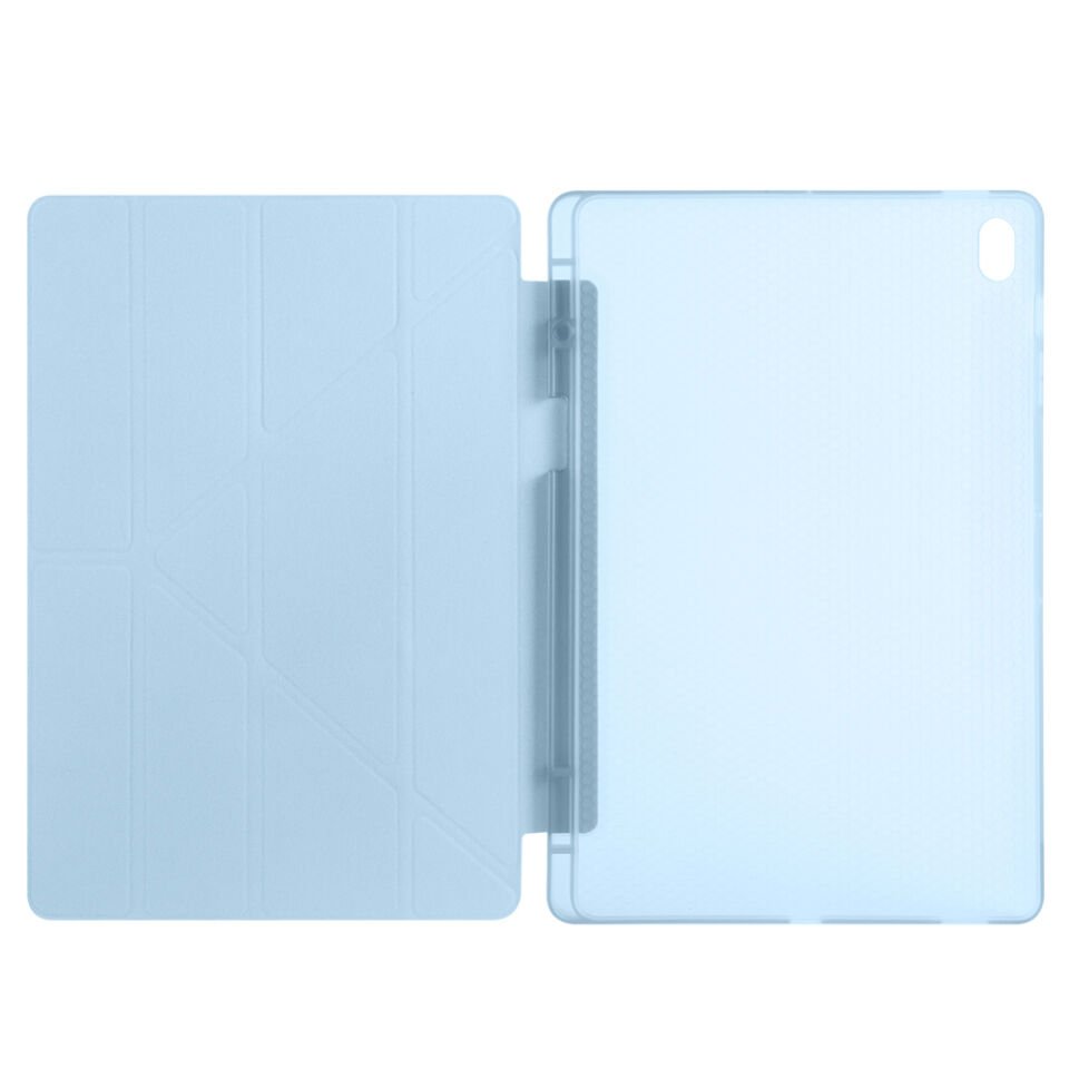 Samsung Galaxy Tab S11 Ultra X930 14.6 İnç Katlanabilir Kalemlikli Standlı Akıllı Kılıf Mavi
