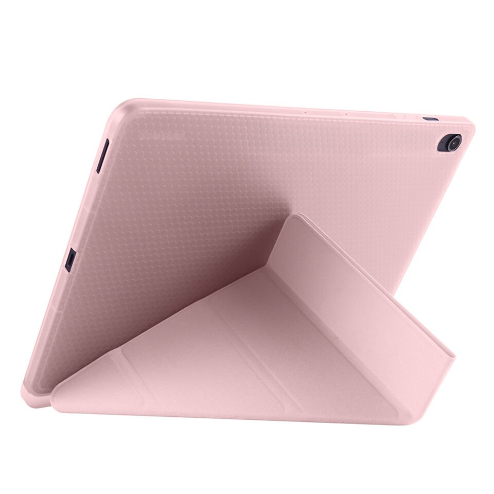 Samsung Galaxy Tab S11 Ultra X930 14.6 İnç Katlanabilir Kalemlikli Standlı Akıllı Kılıf Pembe