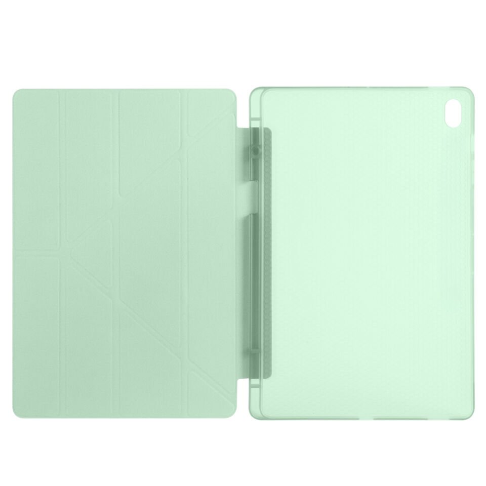 Samsung Galaxy Tab S11 Ultra X930 14.6 İnç Katlanabilir Kalemlikli Standlı Akıllı Kılıf Yeşil