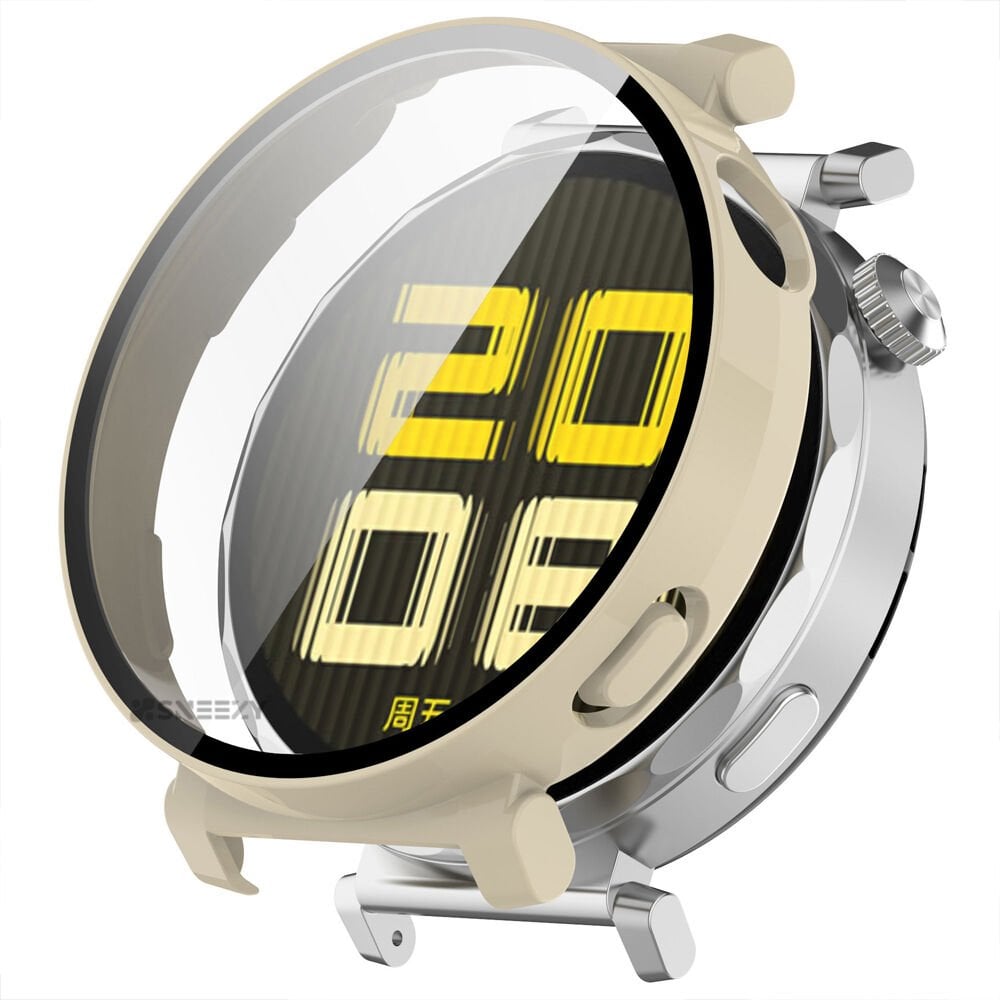 Huawei Watch GT5 41mm Kasa Uyumlu Kılıf Sert PC Kasa ve Ekran Koruyucu Kılıf