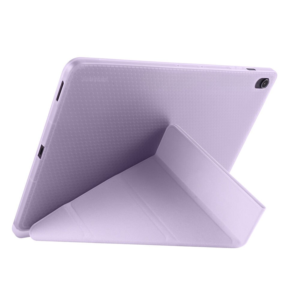 Samsung Galaxy Tab S11 Ultra X930 14.6 İnç Katlanabilir Kalemlikli Standlı Akıllı Kılıf Lila