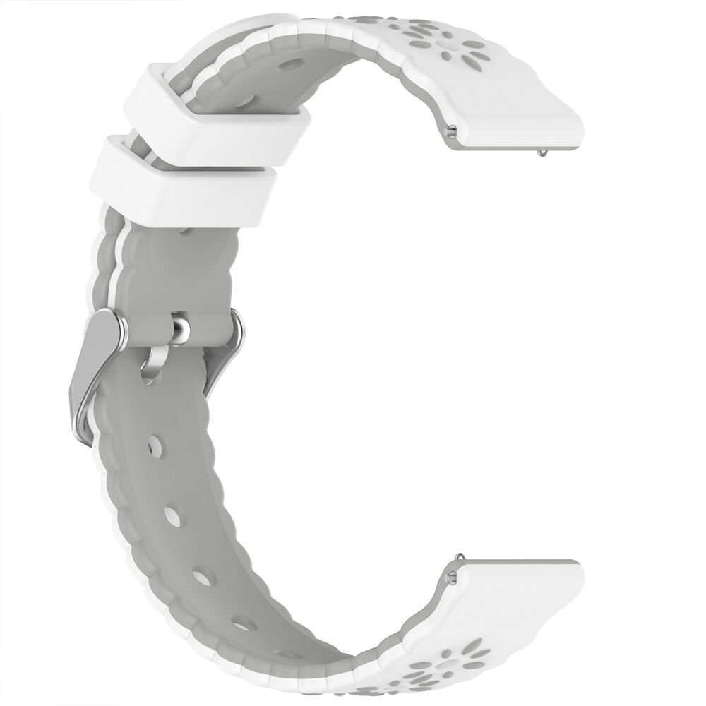 Sneezy Huawei Watch GT4 41mm Uyumlu Çiçek Desenli Yumuşak Silikon Kordon Şık ve Nefes Alabilen Spor Kordon