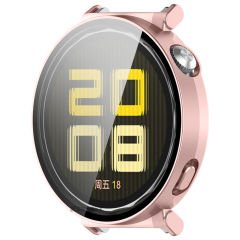 Huawei Watch GT5 41mm Kasa Uyumlu Kılıf Sert PC Kasa ve Ekran Koruyucu Kılıf Rosegold