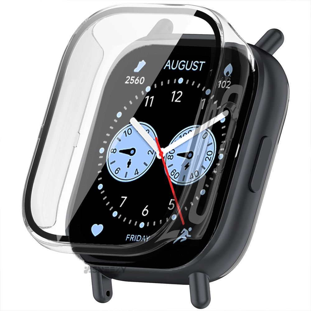 Redmi Watch 5 Lite Kasa Uyumlu Kılıf Sert PC Kasa ve Ekran Koruyucu Kılıf