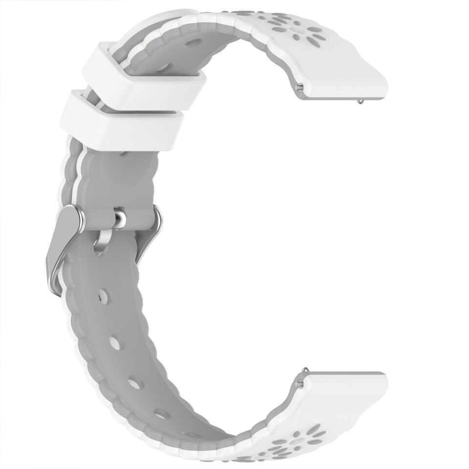 Huawei Watch GT6 41mm Uyumlu Çiçek Desenli Yumuşak Silikon Kordon Şık ve Nefes Alabilen Spor Kordon