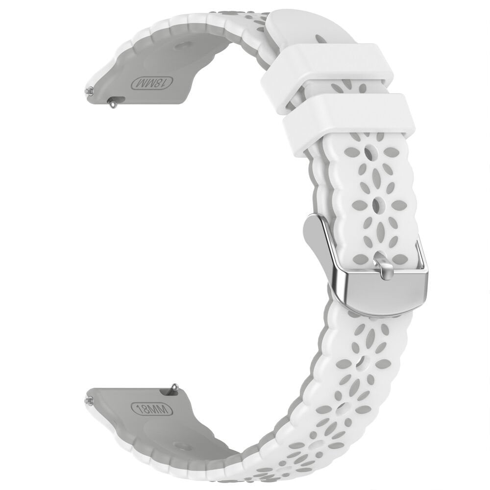 Huawei Watch GT6 41mm Uyumlu Çiçek Desenli Yumuşak Silikon Kordon Şık ve Nefes Alabilen Spor Kordon