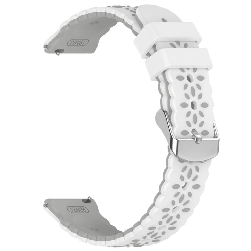 Huawei Watch GT6 41mm Uyumlu Çiçek Desenli Yumuşak Silikon Kordon Şık ve Nefes Alabilen Spor Kordon