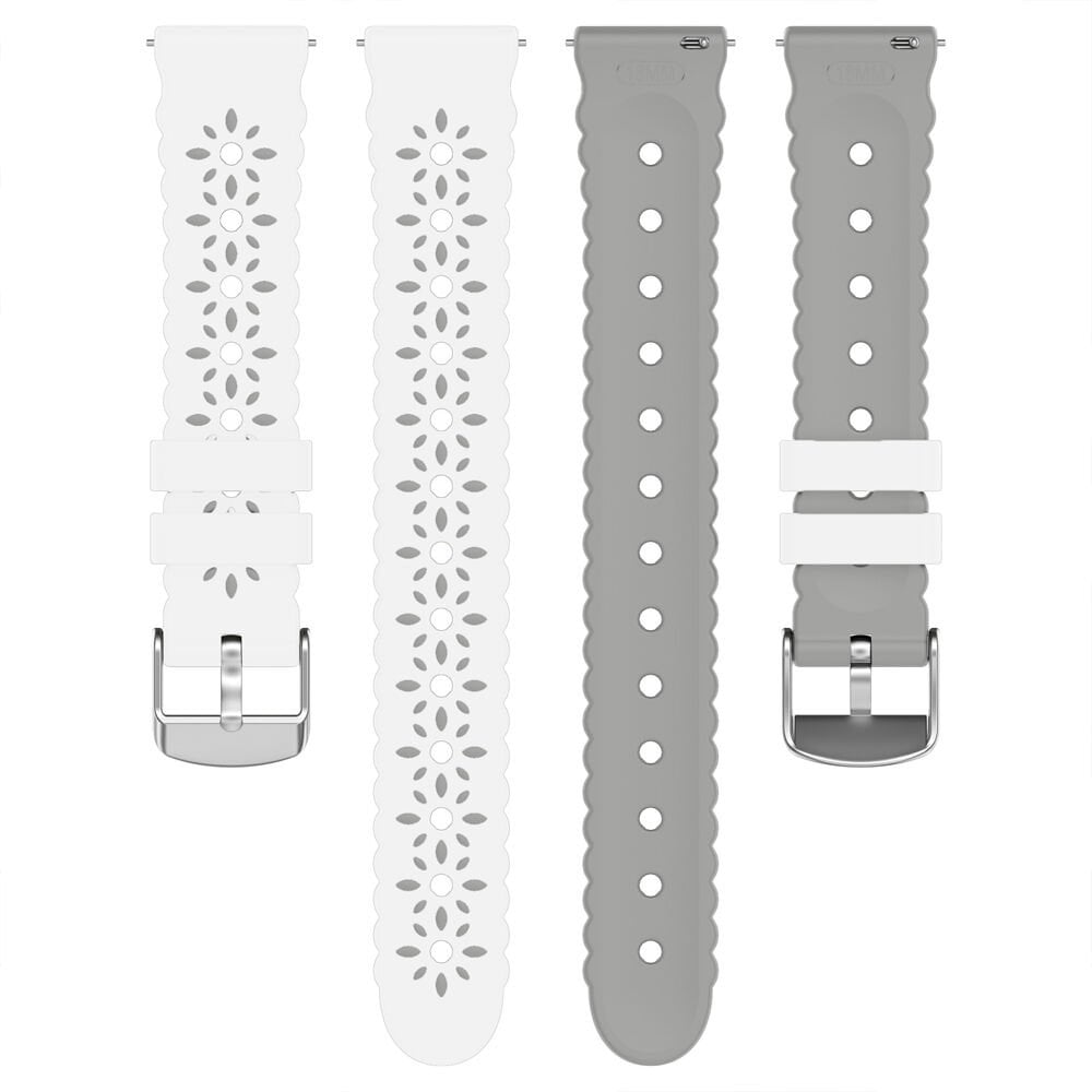 Huawei Watch GT6 41mm Uyumlu Çiçek Desenli Yumuşak Silikon Kordon Şık ve Nefes Alabilen Spor Kordon