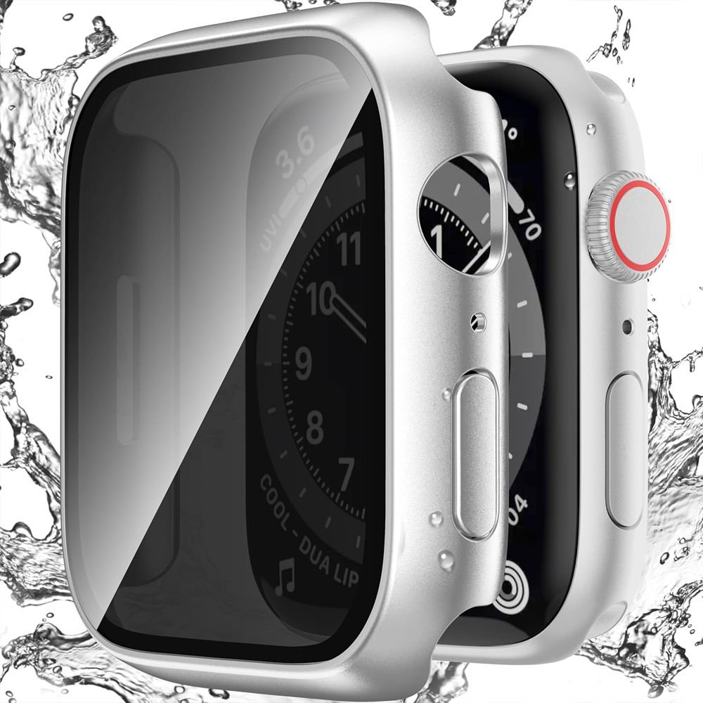 Apple Watch 2 3 4 5 6 44mm Uyumlu Hayalet PC Sert Kasa Ekran Koruycu 360 Güvenli Koruma