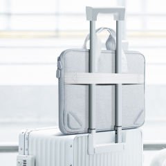 MacBook Pro 13.3 İnç Kılıf M1 / A2338-A2251-A2289, için Kumaş Şık ve Dayanıklı Koruma Çantası Gri