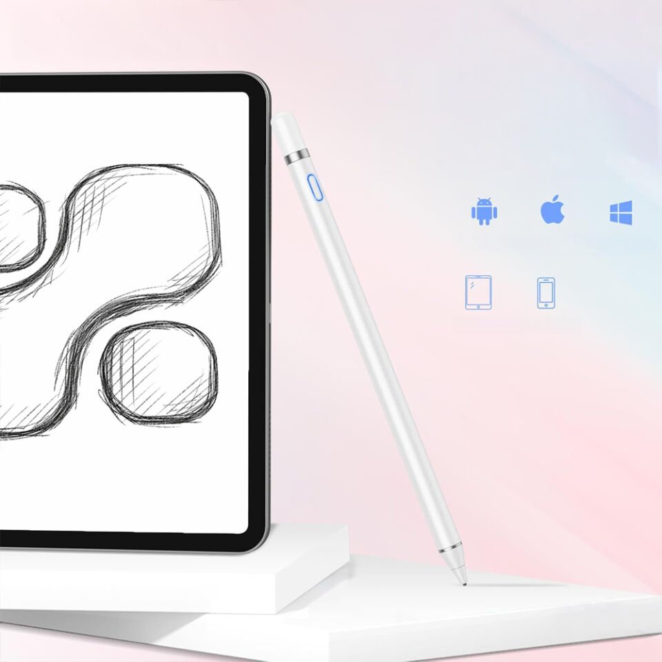 Samsung Galaxy A8 X200 Uyumlu Şarjlı Aktif Stylus Kalem Hassas Uç Not Alma & Çizim İçin