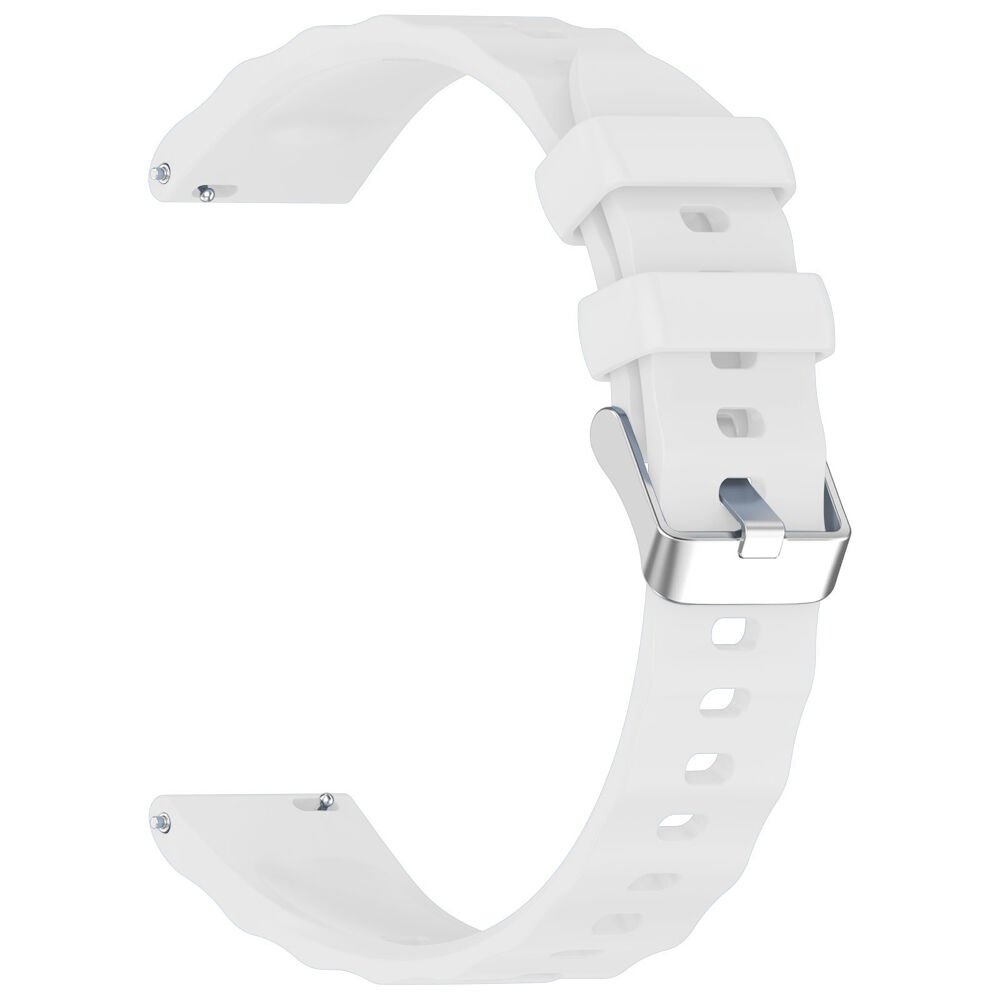 Sneezy Huawei Watch GT5 41mm İle Uyumlu SoftFlex Metal Tokalı Spor Silikon Akıllı Saat Kordonu