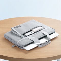 MacBook Pro 15 İnç Kılıf M2-M3 A2941-A3114 için Kumaş Şık ve Dayanıklı Koruma Çantası