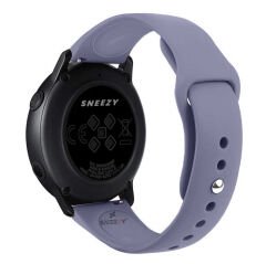 Huawei Watch GT 2 Elegant-Classic 42mm Uyumlu 20mm PureLux Soft Silikon Kordon Lavanta - Lavanta