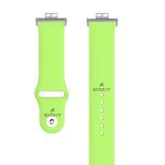Huawei Watch Fit - Fit New Uyumlu PureLux Soft Silikon Kordon Yeşil - Yeşil