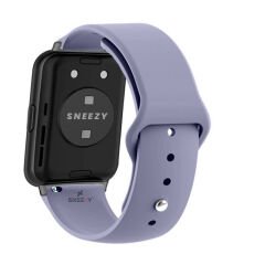 Huawei Watch Fit - Fit New Uyumlu PureLux Soft Silikon Kordon Lavanta - Lavanta