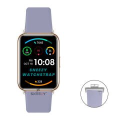 Huawei Watch Fit - Fit New Uyumlu PureLux Soft Silikon Kordon Lavanta - Lavanta