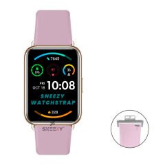 Huawei Watch Fit - Fit New Uyumlu PureLux Soft Silikon Kordon Lila - Lila
