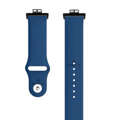 Huawei Watch Fit - Fit New Uyumlu PureLux Soft Silikon Kordon Mavi Koyu - Mavi Koyu