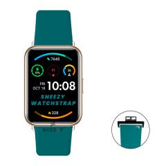 Huawei Watch Fit - Fit New Uyumlu PureLux Soft Silikon Kordon Petrol Mavisi - Petrol Mavisi