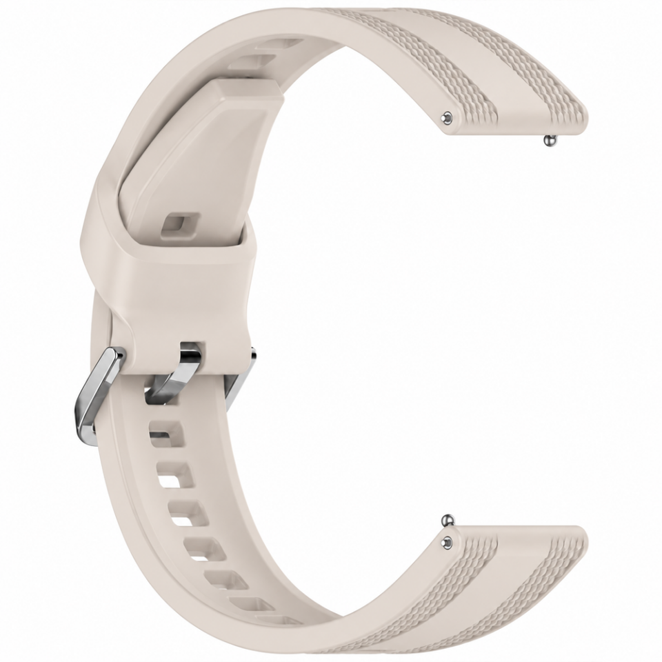 Sneezy Huawei Watch GT 5 Pro 46mm Uyumlu TPUFlex Çift Şerit Örgü Desenli Silikon Kordon