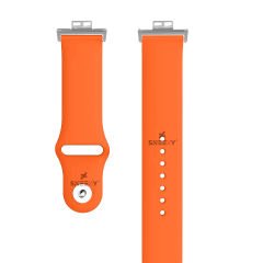 Huawei Watch Fit - Fit New Uyumlu PureLux Soft Silikon Kordon Turuncu - Turuncu