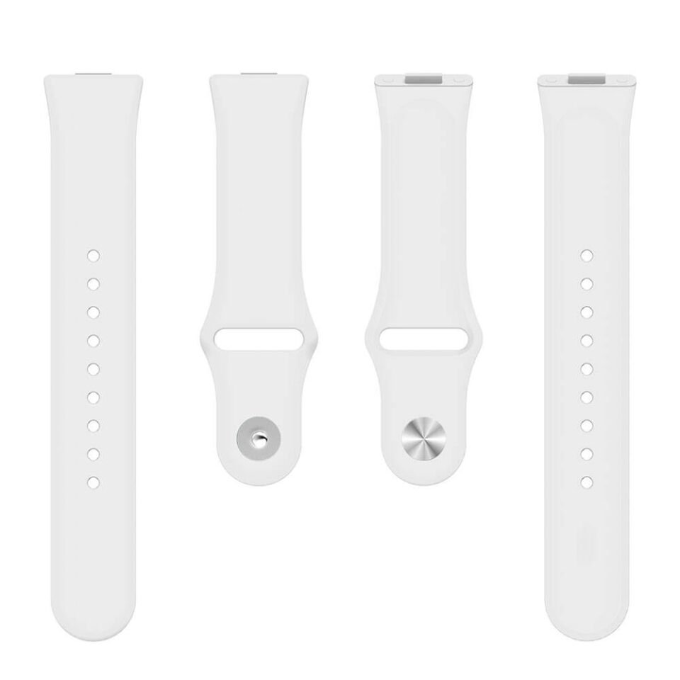 Huawei Watch Fit 5 Pro İle Uyumlu PureLux Tam Uyumlu Yumuşak Soft Silikon Kordon Beyaz