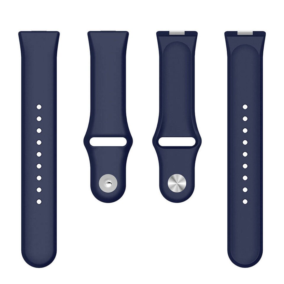 Huawei Watch Fit 5 Pro İle Uyumlu PureLux Tam Uyumlu Yumuşak Soft Silikon Kordon Lacivert