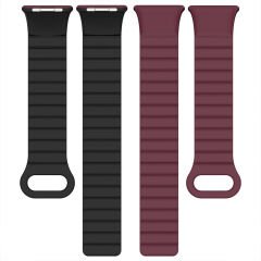 Redmi Watch 5 Uyumlu Kordon Yumuşak Silikon Kordon Güçlü Manyetik Strap Kayış Mürdüm