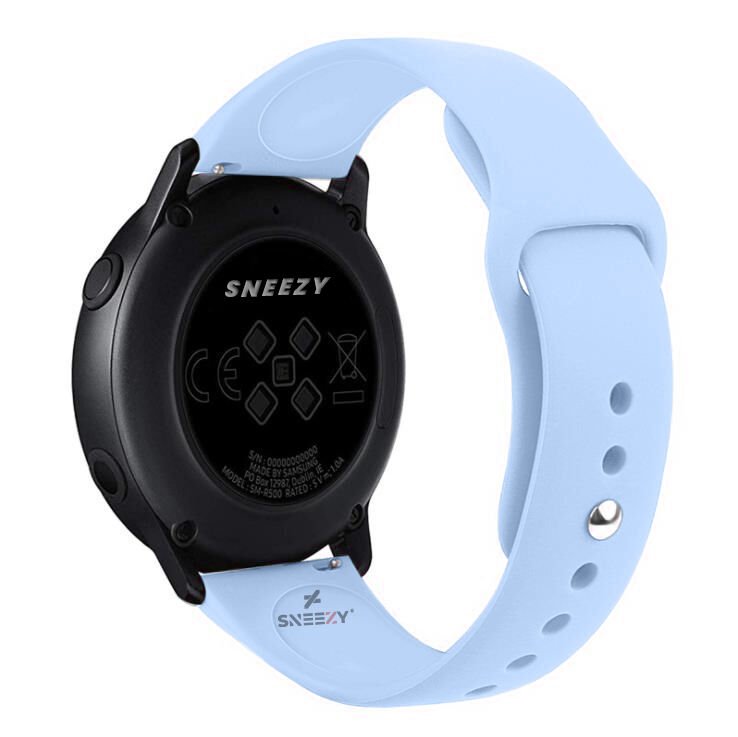 Xiaomi Watch S1 -S1 Active -Mi Watch -Watch Color 22mm Uyumlu PureLux Soft Silikon Kordon Açık Mavi - Açık Mavi