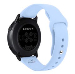 Xiaomi Watch S1 -S1 Active -Mi Watch -Watch Color 22mm Uyumlu PureLux Soft Silikon Kordon Açık Mavi - Açık Mavi
